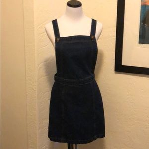 NWT TOPSHOP Denim Romper Dress!